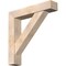 Ekena Millwork Traditional Craftsman Smooth Bracket w/ Offset Brace, Douglas Fir, 7 1/2"W x 38"D x 38"H BKT0806X38X38TRA04SDF - alternate 1